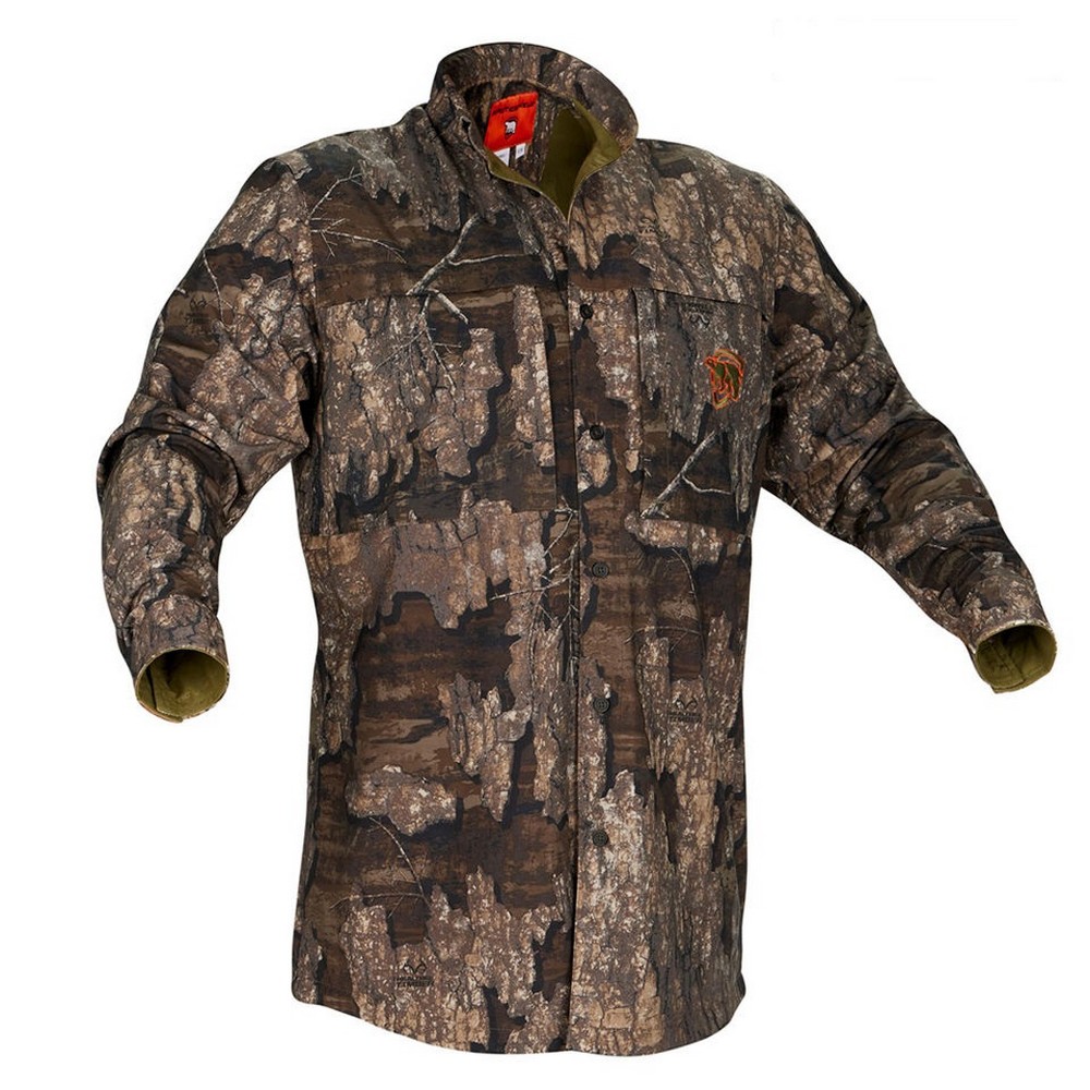 Arctic Shield Trek Button-Up Shirt Realtree Timber Camo - Picture 2 of 7