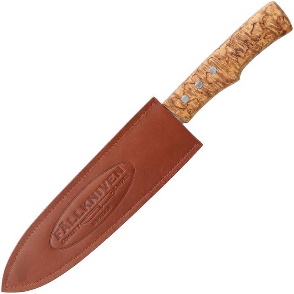 Fallkniven Erna Barbeque Fixed Knife 7" Cobalt Steel Blade Birch Handle - SK18