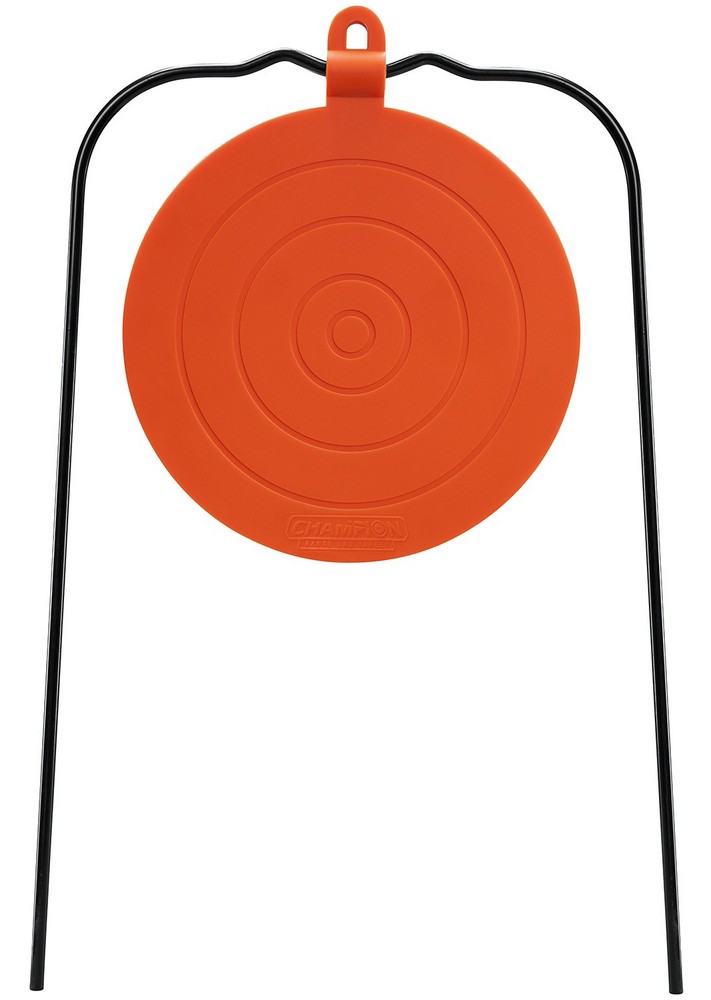 Champion DuraSeal Centerfire Gong Target Self-Healing Black/Orange - 40867-img-0