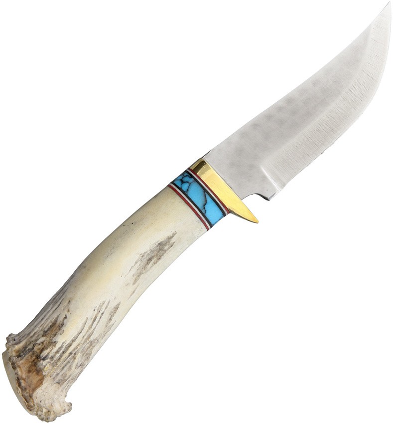 Ken Richardson Knives Hunter Fixed Blade Knife Shed Antler 