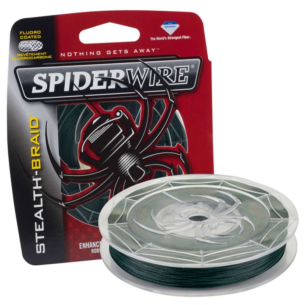 SpiderWire Stealth Fishing Line 125 yd Moss Green