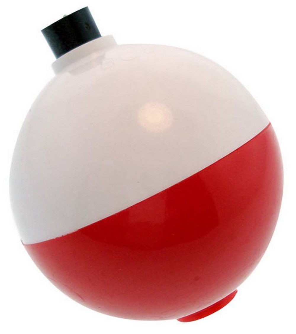 Betts Plastic Snap-On Floats Round Red/White - Picture 7 of 8