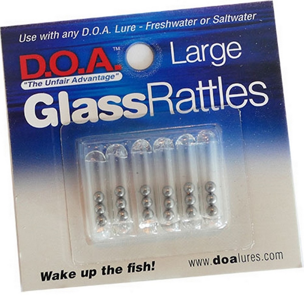 D.O.A. Glass Rattle Saltwater Fishing Lure 6 Package 