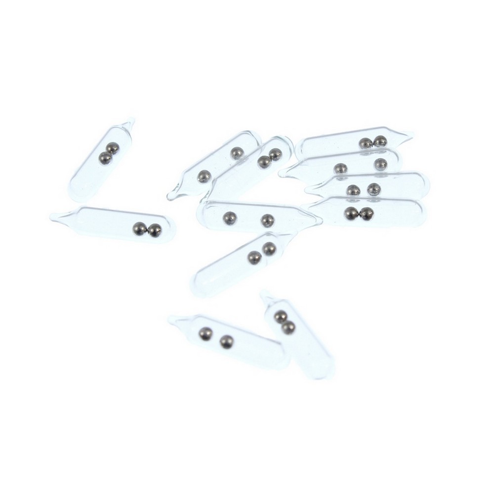 Paquete de 12 sonajeros de vidrio transparente Jethros Baits - Imagen 3 de 4