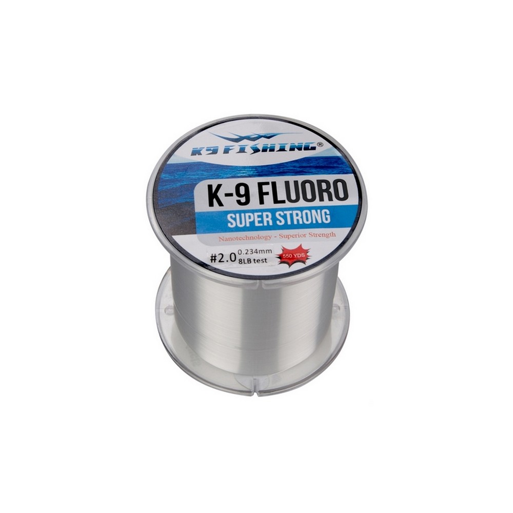 K9 Fishing Fluorocarbon Line 550 yd