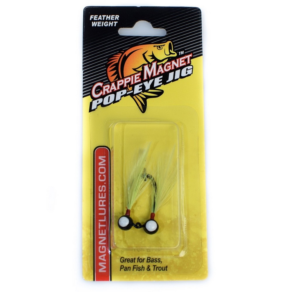 Leland's Lures Crappie Popeye Jig Fishing Lure 2 Package