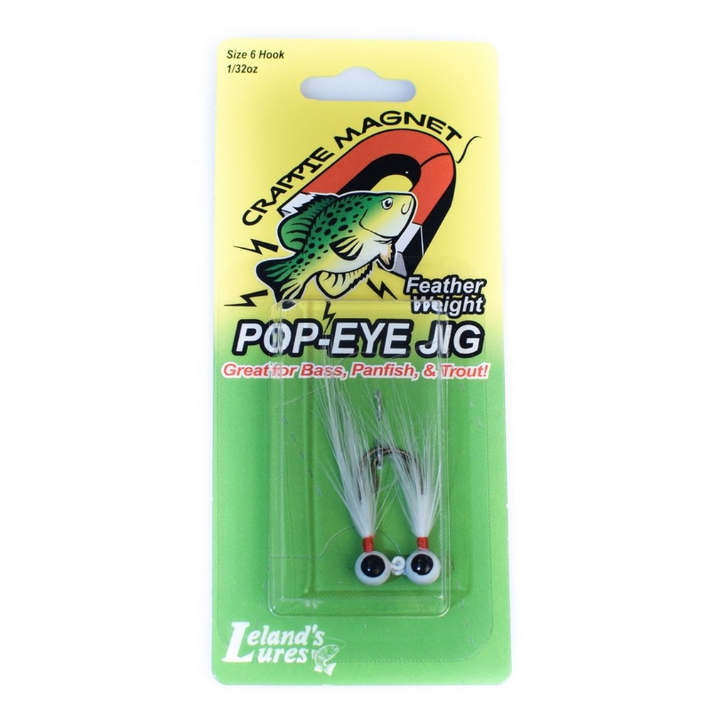 Leland’s Lures Crappie Popeye Jig Fishing Lure 2 Package