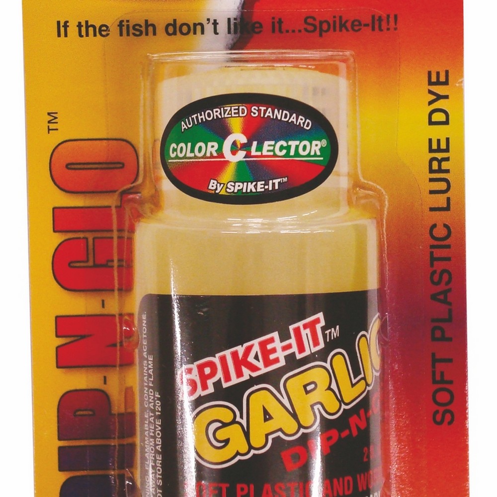 Spike-It 43001 4oz Dip-n-glo Soft Plastic Lure Dye CHT Garlic