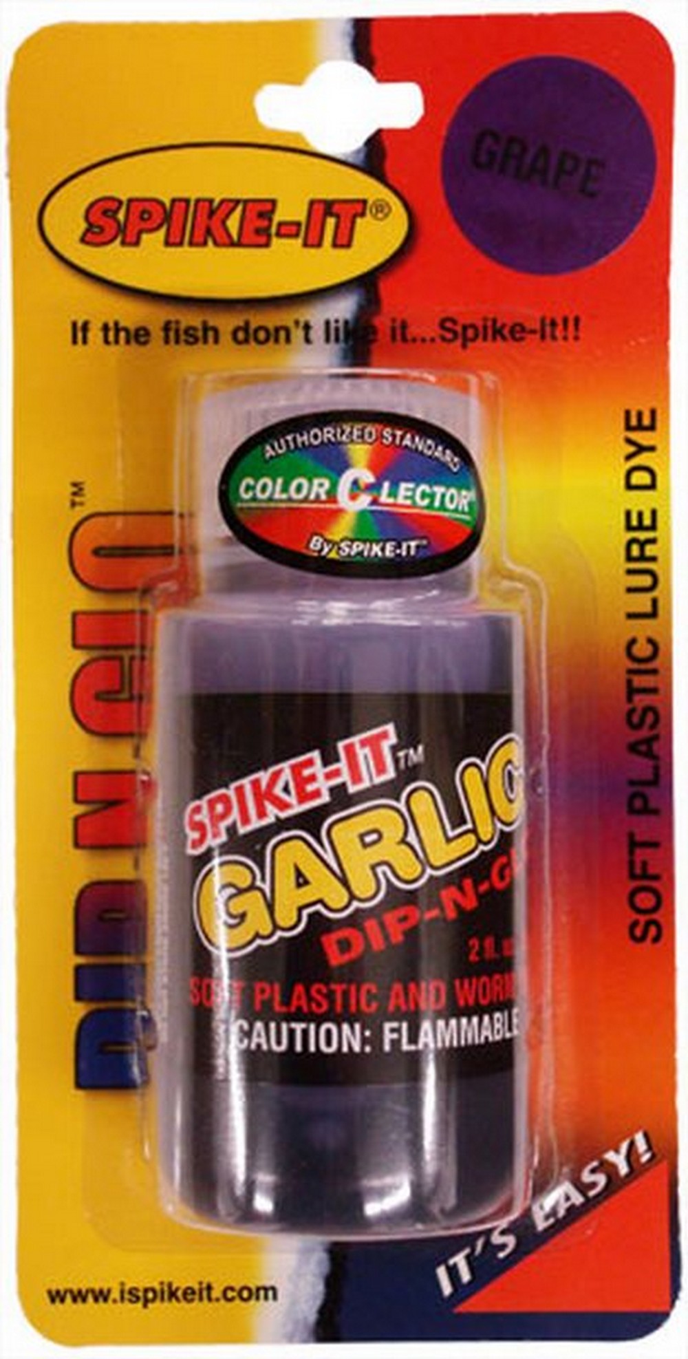 Spike-It Dip-N-Glo Garlic Lure Dye 2 oz (Select Color) 030