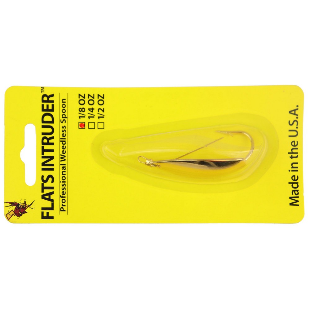 Precision Tackle 30024 Flats Intruder Weedless Spoon 1/2 Oz for