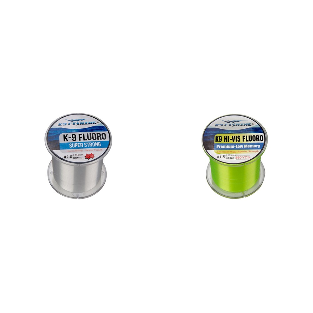 K9 Angeln Fluorocarbon Schnur 550 yd - Bild 3 von 16