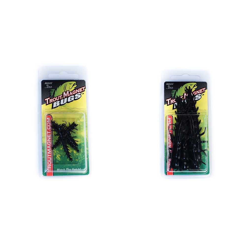 Leland's Lures Trout Bugs Hellgrammite Softbait 1/64 oz 6 Package