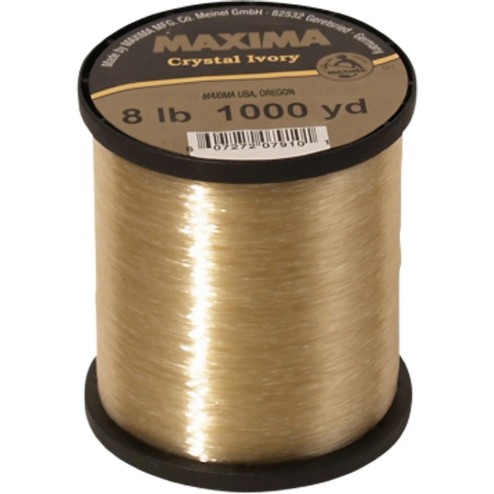 Maxima Fishing Line Guide Spool Crystal Ivory