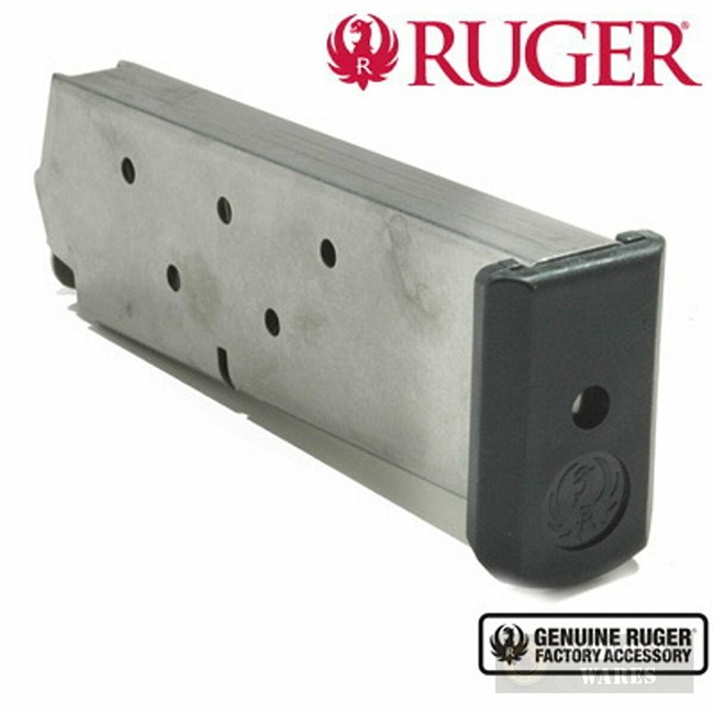 MAG RUGER P90/97 Magazine .45 ACP 8 Rounds Polymer Steel Finish 8RD STS ...