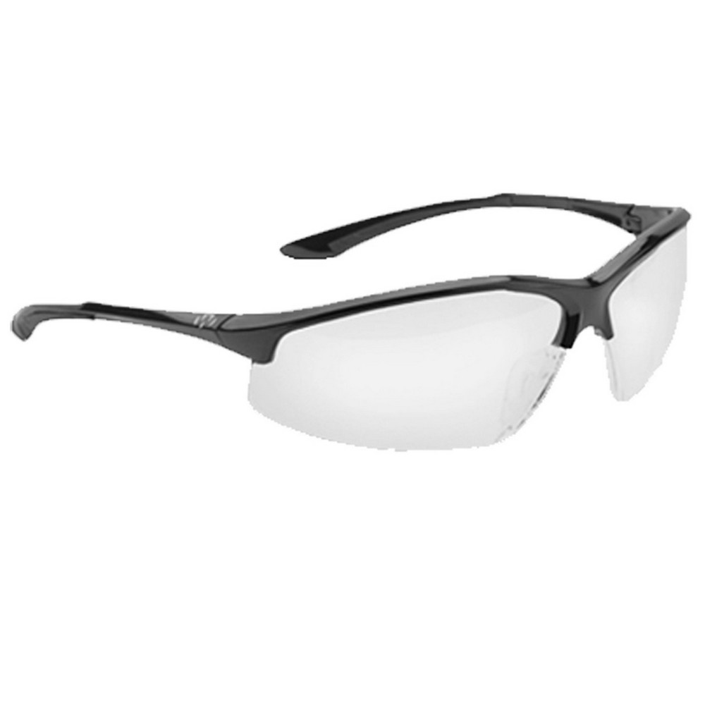 Walker's IKON Tanker Shooting Glasses Black Frame Clear Lens - GWPIKNOFCLR-img-0
