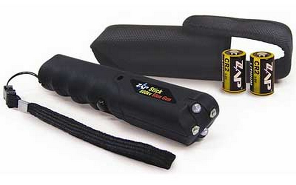 PS Products Zap PSLK 800000 Volt Stun Gun Flashlight Black - ZAPSTK800FB-img-0
