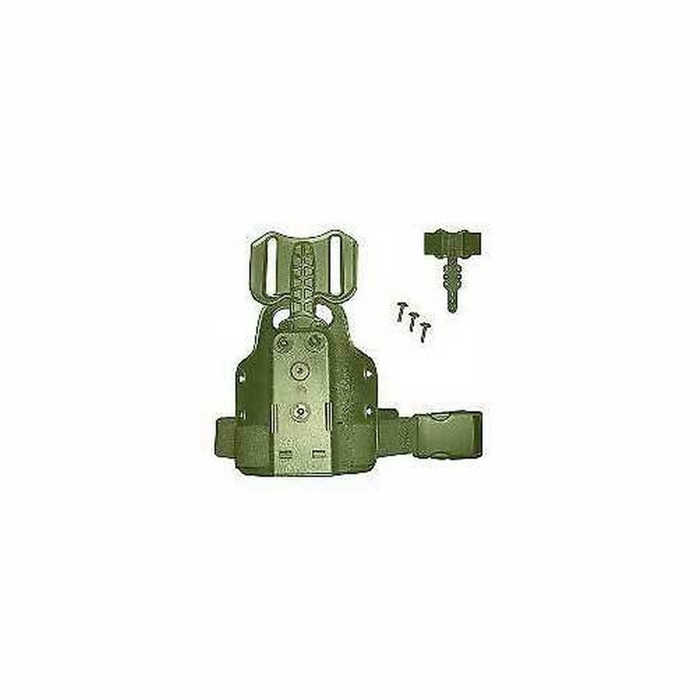 Safariland Model 6004-25 Single Strap Leg Shroud W/ Drop Flex Adapter OD Green 