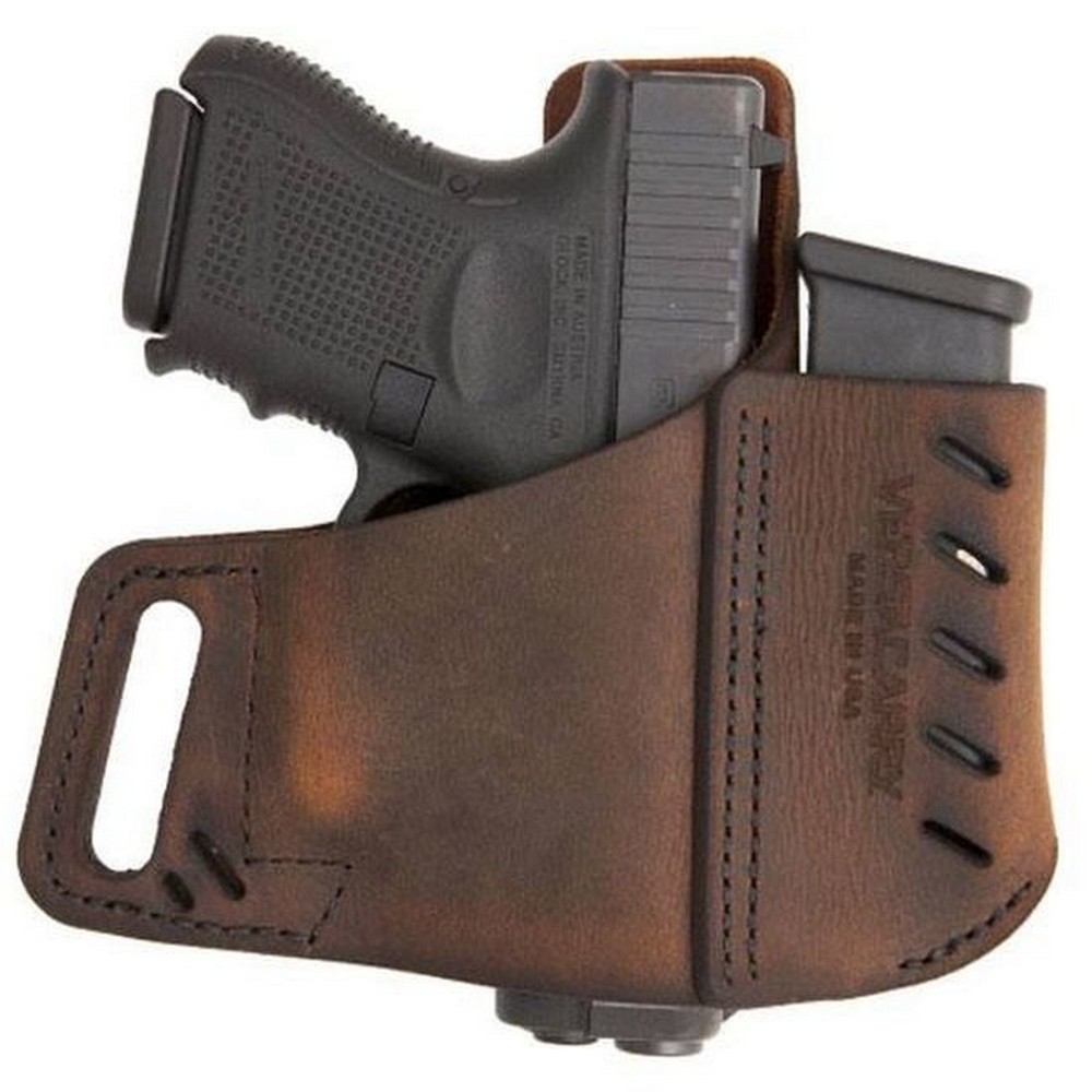 VersaCarry Commander OWB Holster With Mag Carrier Size 2 Brown Right Hand 62102